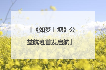 《如梦上塘》公益航班首发启航