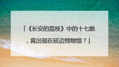 《长安的荔枝》中的十七娘，竟出现在延边博物馆？