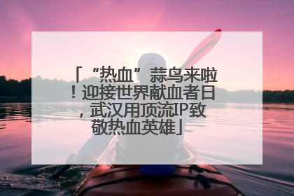 “热血”蒜鸟来啦！迎接世界献血者日，武汉用顶流IP致敬热血英雄