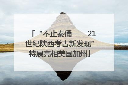 “不止秦俑——21世纪陕西考古新发现”特展亮相美国加州