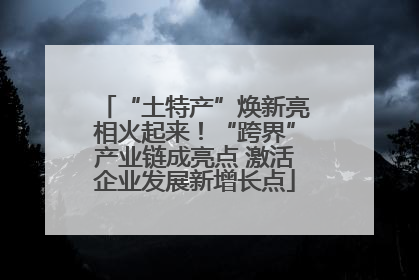 “土特产”焕新亮相火起来！“跨界”产业链成亮点 激活企业发展新增长点