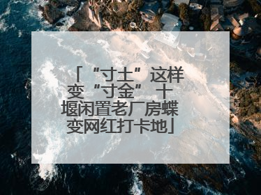 “寸土”这样变“寸金” 十堰闲置老厂房蝶变网红打卡地