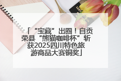 “宝藏”出圈！自贡荣县“熊猫咖啡杯”斩获2025四川特色旅游商品大赛铜奖