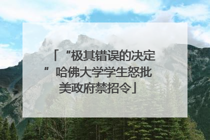 “极其错误的决定”哈佛大学学生怒批美政府禁招令