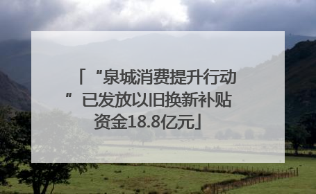 “泉城消费提升行动”已发放以旧换新补贴资金18.8亿元