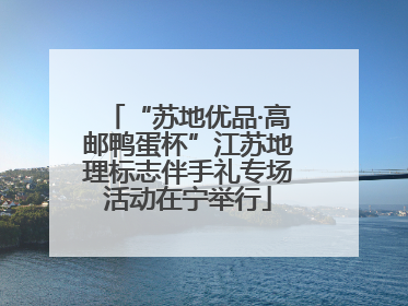 “苏地优品·高邮鸭蛋杯”江苏地理标志伴手礼专场活动在宁举行