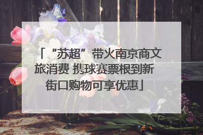 “苏超”带火南京商文旅消费 携球赛票根到新街口购物可享优惠