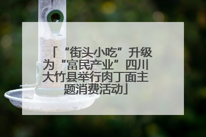“街头小吃”升级为“富民产业”四川大竹县举行肉丁面主题消费活动