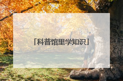 科普馆里学知识