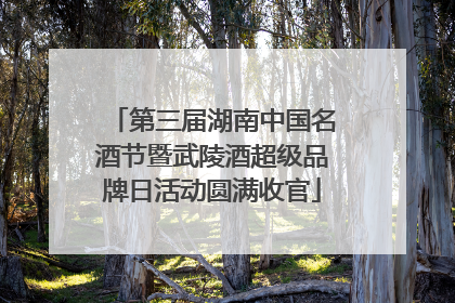 第三届湖南中国名酒节暨武陵酒超级品牌日活动圆满收官