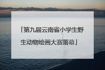 第九届云南省小学生野生动物绘画大赛落幕