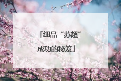 细品“苏超”成功的秘笈