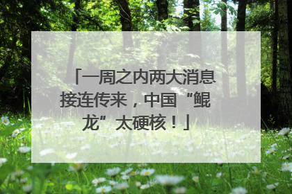 一周之内两大消息接连传来，中国“鲲龙”太硬核！