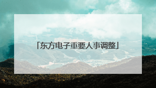 东方电子重要人事调整