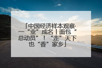 中国经济样本观察·一“业”成名丨面包“总动员”！“走”天下也“香”家乡