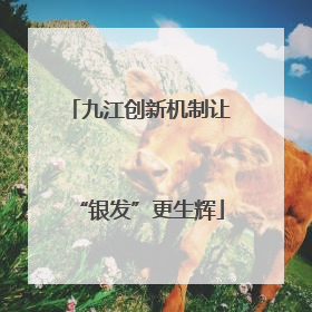 九江创新机制让“银发”更生辉