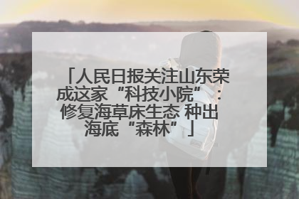 人民日报关注山东荣成这家“科技小院”：修复海草床生态 种出海底“森林”