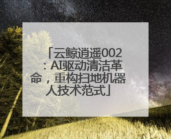 云鲸逍遥002：AI驱动清洁革命，重构扫地机器人技术范式