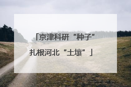 京津科研“种子”扎根河北“土壤”