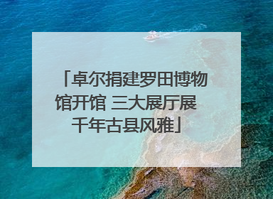 卓尔捐建罗田博物馆开馆 三大展厅展千年古县风雅