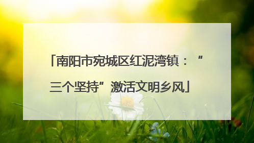 南阳市宛城区红泥湾镇：“三个坚持”激活文明乡风