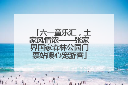 六一童乐汇，土家风情浓——张家界国家森林公园门票站暖心宠游客