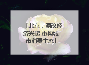北京：调改经济兴起 重构城市消费生态