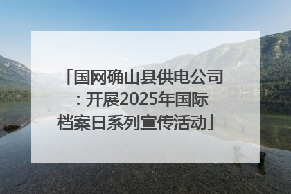 国网确山县供电公司：开展2025年国际档案日系列宣传活动