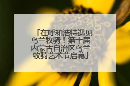在呼和浩特遇见乌兰牧骑！第十届内蒙古自治区乌兰牧骑艺术节启幕