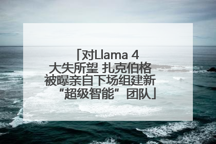 对Llama 4大失所望 扎克伯格被曝亲自下场组建新“超级智能”团队