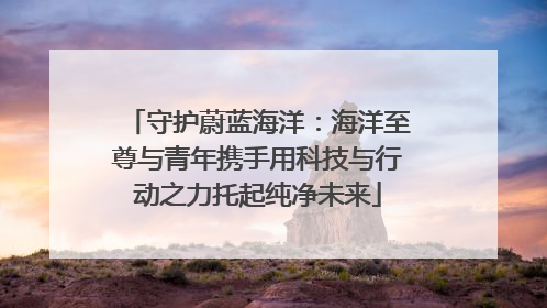 守护蔚蓝海洋：海洋至尊与青年携手用科技与行动之力托起纯净未来