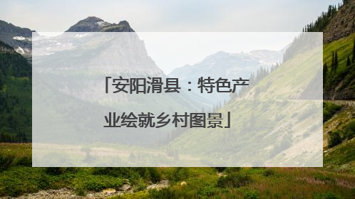 安阳滑县：特色产业绘就乡村图景