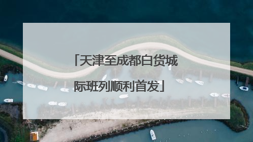 天津至成都白货城际班列顺利首发