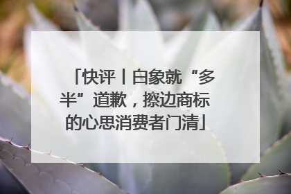 快评丨白象就“多半”道歉，擦边商标的心思消费者门清