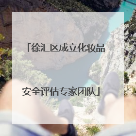 徐汇区成立化妆品安全评估专家团队
