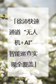 徐沛快速通道“无人机+AI”智能巡查实现全覆盖