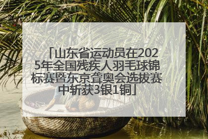 山东省运动员在2025年全国残疾人羽毛球锦标赛暨东京聋奥会选拔赛中斩获3银1铜