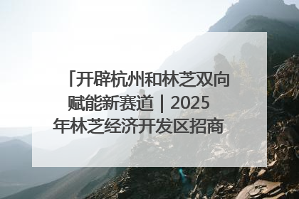 开辟杭州和林芝双向赋能新赛道｜2025年林芝经济开发区招商引资（杭州）推介展销活动在杭举办