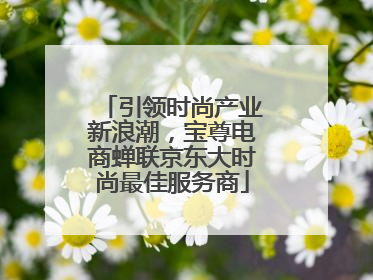 引领时尚产业新浪潮，宝尊电商蝉联京东大时尚最佳服务商