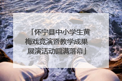 怀宁县中小学生黄梅戏竞演暨教学成果展演活动圆满落幕