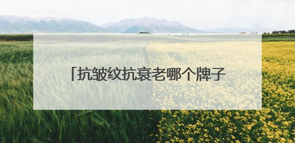 抗皱纹抗衰老哪个牌子好？十大抗皱紧致的护肤品盘点，良心推荐！