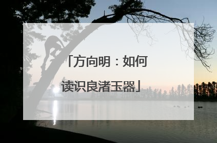 方向明：如何读识良渚玉器