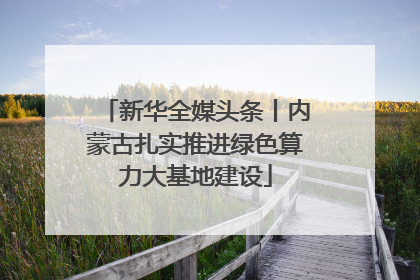 新华全媒头条丨内蒙古扎实推进绿色算力大基地建设