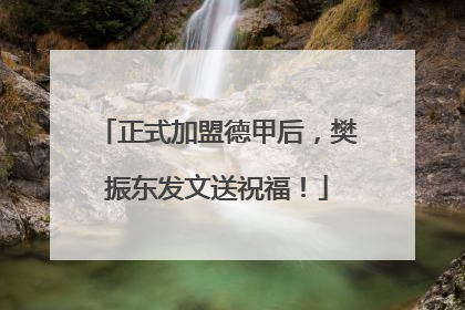 正式加盟德甲后，樊振东发文送祝福！