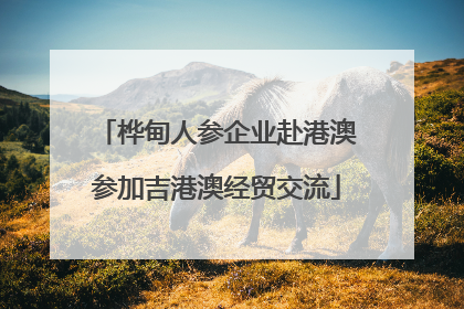 桦甸人参企业赴港澳参加吉港澳经贸交流