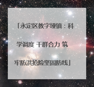 永定区教字垭镇：科学调度 干群合力 筑牢防洪抢险坚固防线