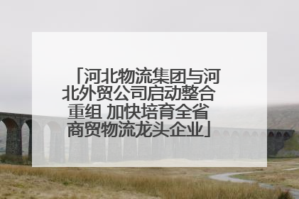 河北物流集团与河北外贸公司启动整合重组 加快培育全省商贸物流龙头企业