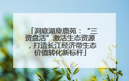 洞庭湖麋鹿苑：“三资盘活”激活生态资源，打造长江经济带生态价值转化新标杆
