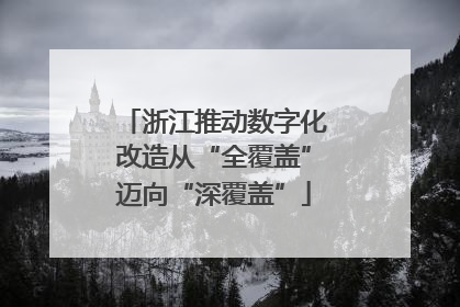 浙江推动数字化改造从“全覆盖”迈向“深覆盖”