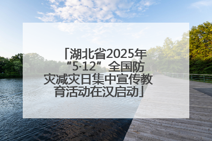 湖北省2025年“5·12”全国防灾减灾日集中宣传教育活动在汉启动